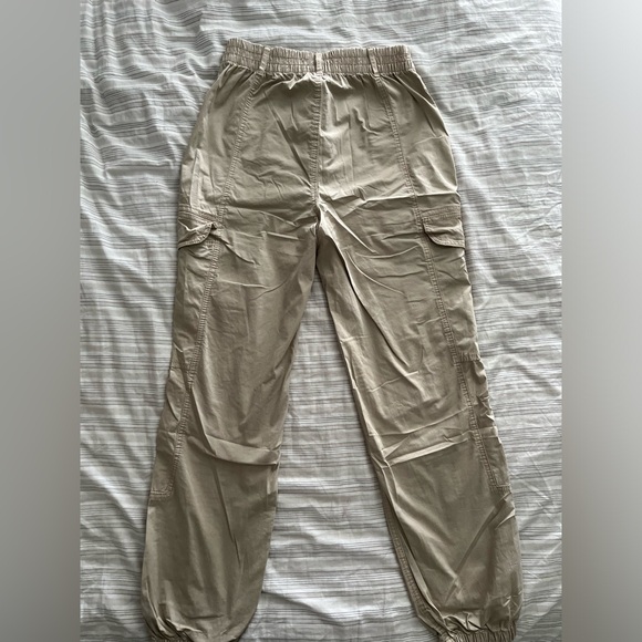 Garage Cargo Jogger Pants, Khaki, Size S - Picture 3 of 4